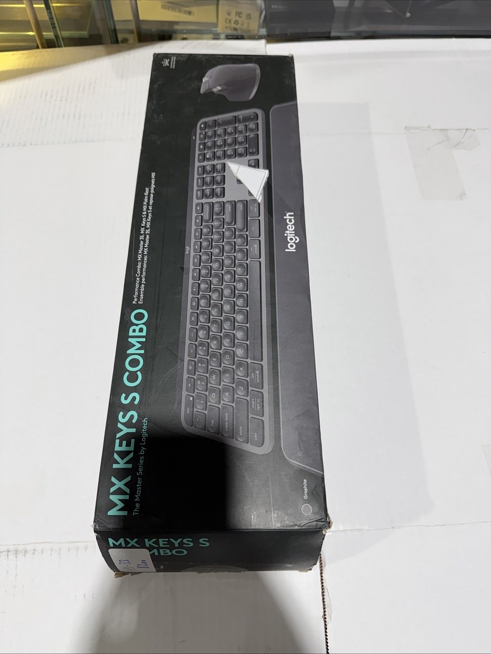 Logitech MX Keys S Combo Wireless Bluetooth Keyboard Set - Black 920-012274